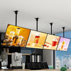 Led Menu <strong>Board</strong> Illuminated Ultra Slim <strong>Light</strong> Box <strong>Display</strong> Restaurant Signage Hanging Lighting Box - Product Image 1