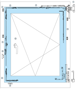 <span class=keywords><strong>2025</strong></span> trực tiếp nhà máy sản xuất mô hình phổ biến uPVC nhà cửa sổ thiết kế ảnh pháp cửa sổ - Product Image 6
