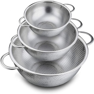 Passoires Micro perforées en acier inoxydable pour drainer le lavage de rinçage - Product Image 2