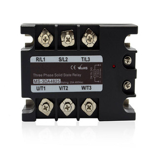 Xtester-MS-3DA4825 รีเลย์โซลิดสเตท 3 เฟส SSR สำหรับเครื่องทำความร้อน ป้องกันแรงดันไฟฟ้าอุปกรณ์อเนกประสงค์  แบบอีพ็อกซี่ - Product Image 1