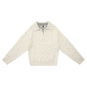 Loose <b>Woolen</b> Fluffy Comfortable Soft Two-In-One Look Knit Sweater Casual Versatile Unisex Autumn Winter <b>Top</b> - Product Image 1