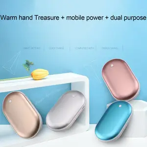 Winter Mini Handwarmer Verwarming Pad Mobiele Power Usb Oplaadbare Handheld Warmer Heater Pocket Cartoon Elektrische Kachel Warmer