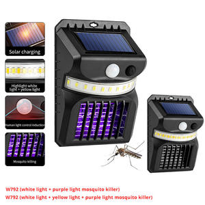 Lámpara solar antimosquitos con LED UV de 365nm, impermeable, para exteriores, con sensor, para jardín y patio. - Product Image 4