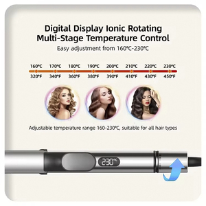Fer à friser professionnel de haute qualité 450f degrés Fer à friser LCD en céramique Ondulateur de <span class=keywords><strong>cheveux</strong></span> <span class=keywords><strong>Meilleur</strong></span> fer à friser - Product Image 3