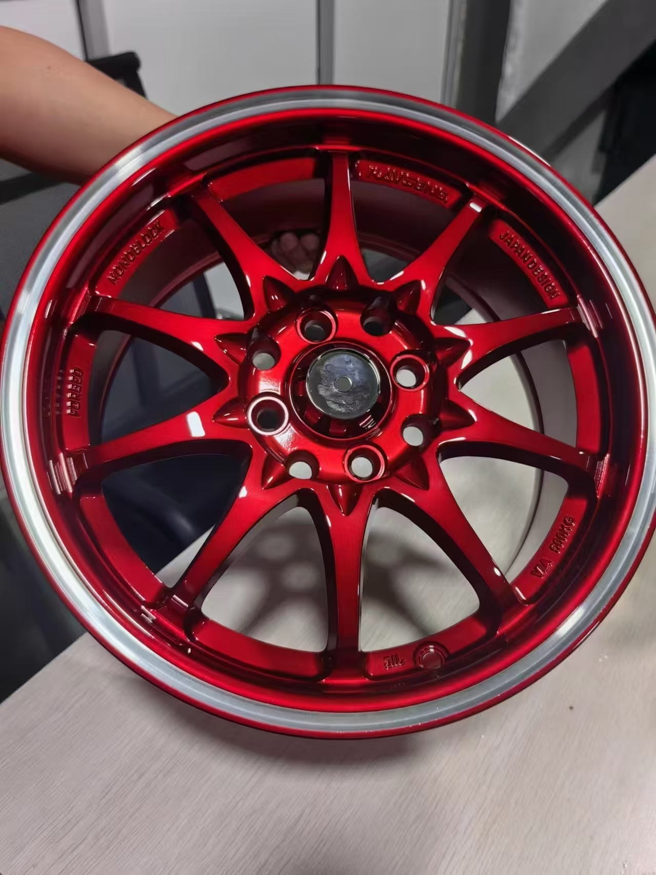 Rojo caramelo