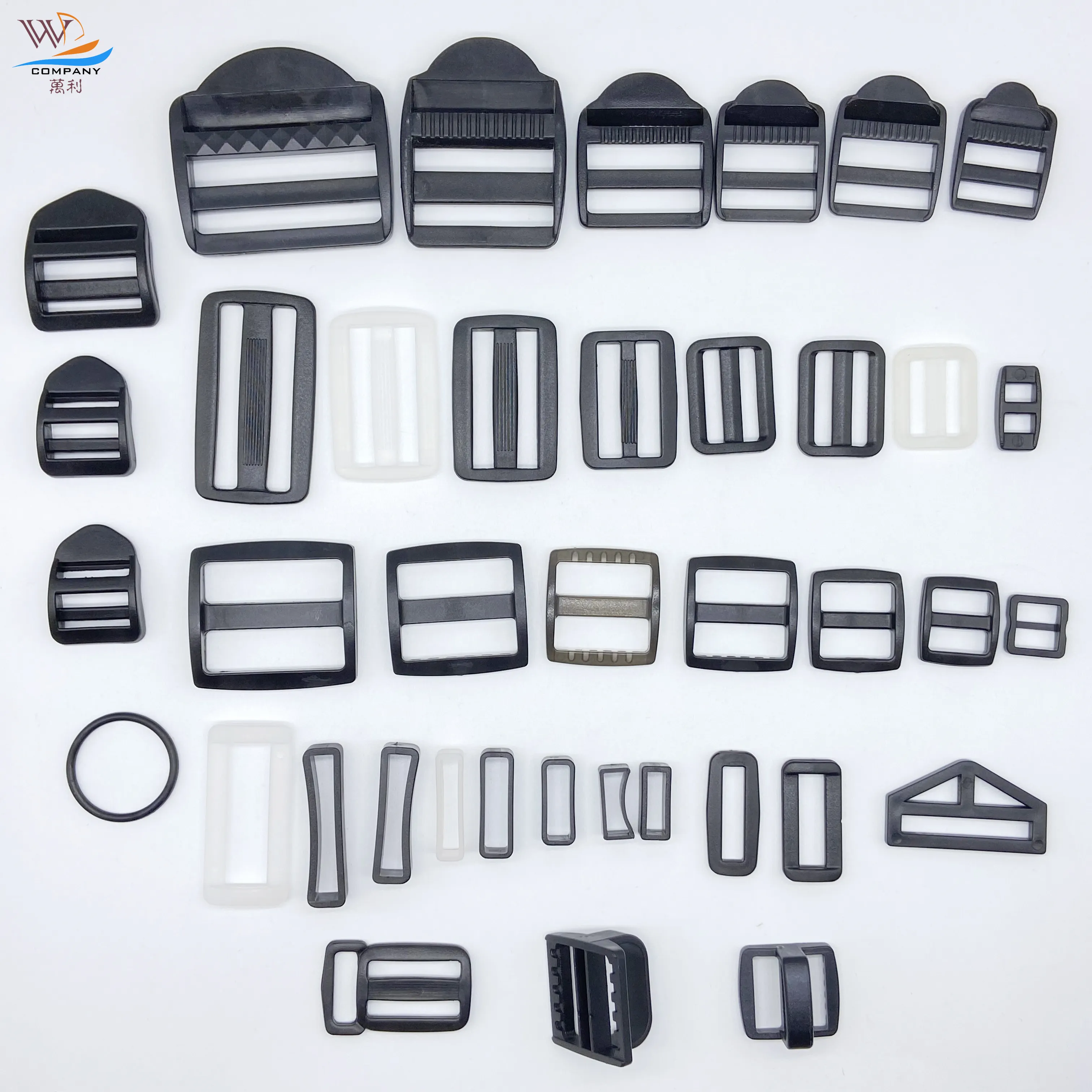 WL F825 1inch plastic triglide buckle for bag accessories