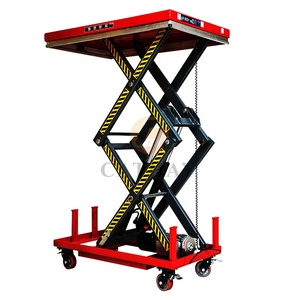Elevador de carga estacionario de precio barato de China, plataforma elevadora de mercancías de tijera fija, mesa elevadora de tijera - Product Image 2