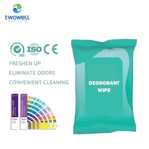 Eliminação do <span class=keywords><strong>odor</strong></span> Limpeza rápida Toalhetes húmidos Logotipo personalizado Toalhetes desodorantes para uso ao ar livre - Product Image 1