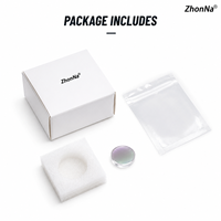 Lentille condenseur en verre asphérique ZhonNa 6mm F4, optique de mise au point de haute précision pour machine de découpe laser, accessoires de module DIY