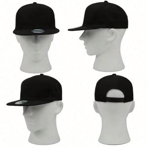 Casquette de sport unisexe imperméable pour l'extérieur, style hip-hop, à visière plate, promotionnelle, pour le basketball, profil haut, 6 panneaux, vente en gros - Product Image 6