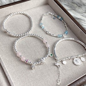 Pulsera de Jade Hetian de Plata Pura 999 con Engaste de Bisel en Forma de Campana, Joyería para Uso Diario de Mujer F-005 - Product Image 4