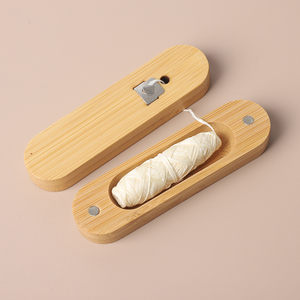 Filo interdentale al carbone di bambù con marchio a involucro individuale scegli filo interdentale vegano ecologico alla menta e mais con supporto in bambù - Product Image 3