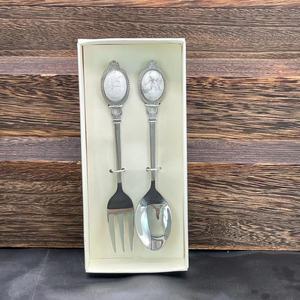 <b>Crystal</b> Heart Spoon and Fork Sets <b>Crystal</b> Healing Stones Craft Gemstones Gifts <b>Crystal</b> Spoons Fork Sets - Product Image 3