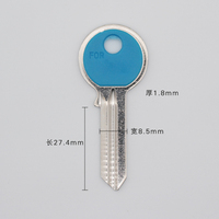 Clé vierge en laiton GLD UL050 à gorge fendue avec tête en plastique colorée, installation facile, expédition rapide, fabriqué en Chine - Vente chaude