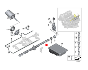 Albero eccentrico di alta qualità per BMW N62 E60 E64 E63 E70 11377541883 11377541880 - Product Image 4
