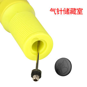 สปอลดิ้งปั๊มลมแบบแมนนวลขนาดเล็กสำหรับบาสเก็ตบอลฟุตบอลบอล 0.1-10 บาร์เครื่องเติมลมแบบพกพาอุปกรณ์กีฬากลางแจ้ง - Product Image 5