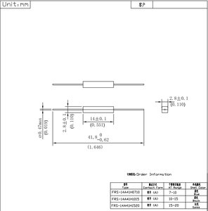 HKFAST FRS-14A41H อายุการใช้งานยาวนาน ตอบสนองรวดเร็ว และมีประสิทธิภาพทางไฟฟ้าที่เสถียร หุ้มด้วยพลาสติก - Product Image 2