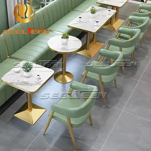 표준 현대 카페 레스토랑 가구 고급 호텔 식당 의자 및 테이블 세트