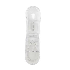 Coupe-pilules intelligent sûr avec poignée en V, séparateur de comprimés, boîte de rangement, trancheuse de médicaments de qualité alimentaire, dispositif portable <span class=keywords><strong>pour</strong></span> écraser <span class=keywords><strong>les</strong></span> pilules - Product Image 5