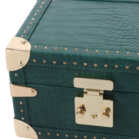 Boîte de montre Apple de style rétro de luxe Emballage de valise en similicuir souple carré élégant