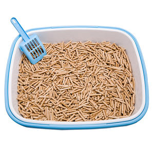 Biyobozunur OEM/ODM çam kedi çöp tedarikçisi tozsuz doğal ahşap peletler kedi kumu - Product Image 2