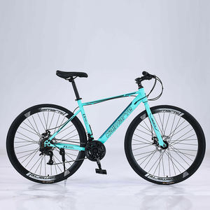Vente en gros Meilleur prix Vélo de course pour homme Cadre en acier à haute teneur en carbone 700c 27 vitesses OEM avec système de freinage à disque Vélo de route bon marché - Product Image 4