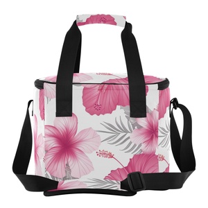 Sac isotherme multifonctionnel personnalisé à motif hawaïen, impression de logo personnalisée, imperméable, pour pique-nique et déjeuner - Product Image 2