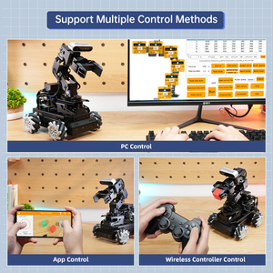 Hiwonder landerpi <span class=keywords><strong>Raspberry</strong></span> <span class=keywords><strong>Pi</strong></span> robot xe với ai tầm nhìn cánh tay robot, hỗ trợ ros2, lớn ai mô hình (chatgpt) - Product Image 4