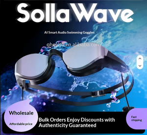 <span class=keywords><strong>Gafas</strong></span> de Natación <span class=keywords><strong>Inteligentes</strong></span> Solla Wave 2026 con Lentes de Visión Amplia Antivaho, Recubiertas de Espejo, con Grabación de Audio y Música en Tiempo Real con IA - Product Image 1