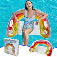 Chaise longue de plage gonflable en PVC d'été chaud