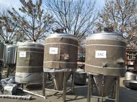 1000L Beer Top Mahole& Side Manhole Conical Fermenter Stainless Steel Unitank