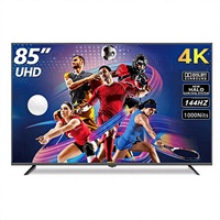 TV Hotel Weier MINI LED 4K Ultra HD Smart LCD Layar Lebar 60Hz Ultra-Slim Google WebOS Android AOSP Tizen Hitam 32"-98"