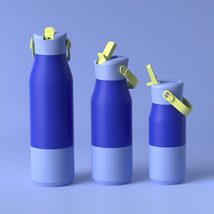 Stainless Steel Insulated Water <b>Bottle</b> 304 With Detachable Handle For Home Car Office Outdoor Travel - Product Image 1