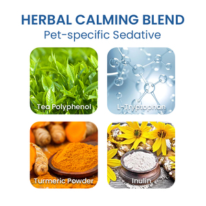 Huisdierensupplement Kalmerende Kauwtabletten Voor De Gezondheid Van Katten En Honden Bevorderen Ontspanning Kalmerend Supplement Vermindert Angst - Product Image 3