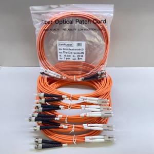 Câble de raccordement FTTH LSZH multimode OM2 duplex LC/UPC vers ST/UPC en fibre optique - Product Image 6