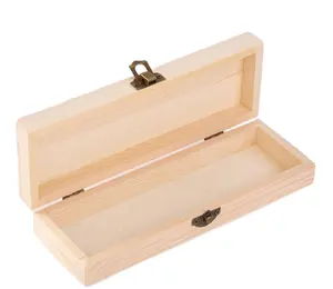 Holz stift Geschenk box Bambus Holzkiste für Einzels tift geeignet für Lehrer Studenten benutzer definierte Holzkiste