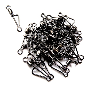 Emerillons de pêche à ressort italiens pour la pêche au bar, accessoires de pêche à la mouche, connecteurs, équipement terminal de pêche - Product Image 6