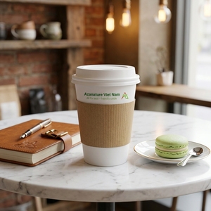 ค้นพบปลอกหุ้มแก้วกาแฟแบบใช้แล้วทิ้งสีดำเกรดอาหาร พิมพ์ลายได้ตามต้องการ เป็นมิตรต่อสิ่งแวดล้อม คุณภาพพรีเมียม ขายส่งจำนวนมาก - Product Image 1