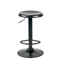 Tabouret de bar de style industriel, nordique, moderne et minimaliste, réglable en hauteur, pivotant, sans dossier, pour bar, cuisine et café