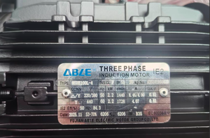 มอเตอร์ ABLE รุ่น MSHE100L1-4 2.2 กิโลวัตต์ ประเภท MS90S-4 1.1 กิโลวัตต์ ผลิตภัณฑ์ - Product Image 2