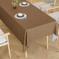 Housse de table de salle à manger anti-taches, texture douce en peau de mouton, résistante à la chaleur, réutilisable, protection de cuisine, commande en gros, fabricant