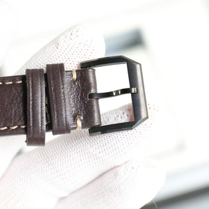 Relojes de Lujo para Hombre de Alta Gama con Reserva de Marcha Automática, Visualización de Fecha, Cristal de Zafiro, Caja Negra, Esfera Blanca y Números Naranjas - Product Image 5