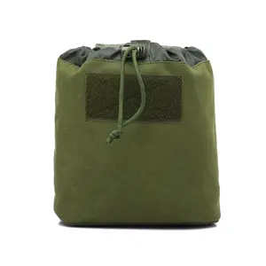 Molle Dump Pouch Drawstring Magazine Utility Pouch Folding Dump Pouch Waist Bag