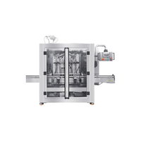 Automatique Électrique Linéaire Gravité Liquide Savon Machine 1 An Moteur Engrenage PLC 220V Plastique pour Boisson Chimique Eau Huile Verre