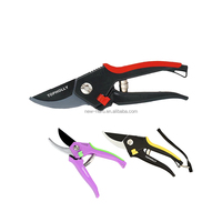 8.5 "professionnel Premium titane enduit lame d'élagage sécateur rotatif dérivation sécateur ciseaux jardin sécateur cisailles