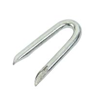 U Type Industrial Grade Construction Staples Nails for Furniture Wood Pallet Packing Smooth Shank Nail Shaped Fence Staple