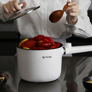 Mini cuisinière électrique polyvalente facile à prendre et à nettoyer Hot Pot Porridge Maker <span class=keywords><strong>Cuiseur</strong></span> de nourriture pour bébé multifonction antiadhésif. - Product Image 6
