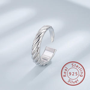 แหวนลูกบอลสีเงินสเตอร์ลิง925แบบมินิมอลปรับได้เครื่องประดับที่ขยายได้สำหรับผู้หญิงเด็กผู้หญิงหมั้นของขวัญสัญลักษณ์ของที่ระลึก - Product Image 3