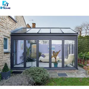 Solarium inclinato Freestanding conservatorio utilizzato Sunroom mobile per giardino