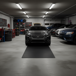 Tapis de sol de garage en PVC, épaisseur 2,5 mm, 2 rouleaux, 17x3,6 pieds, texturés, antidérapants, pour voitures et abris, usage intérieur - Product Image 2